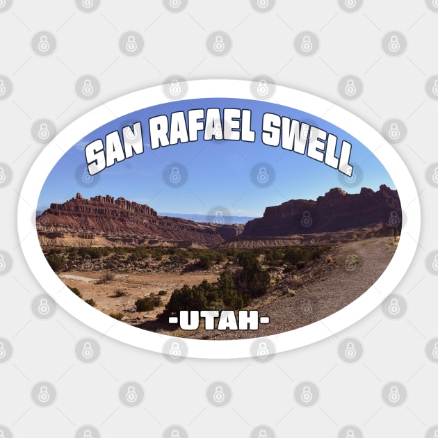 San Rafael Swell, Utah Sticker by stermitkermit